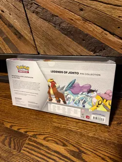 Pokemon TCG Legends of Johto Pin Collection Box - New Sealed (9 Packs, 3 Pins) - Image 2