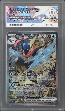 Pokemon Greninja EX SVP 132 Scarlet & Violet Promo Ace Gem Mint 10 - Image 1