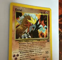 Pokemon TCG Entei Wizards Black Star Promo 34 Holo NM - Image 3