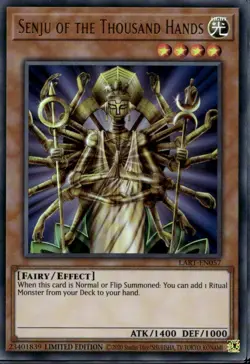 Senju of the Thousand Hands Lost Art Promo Ultra Rare LART-EN057 Yu-Gi-Oh! - Image 1