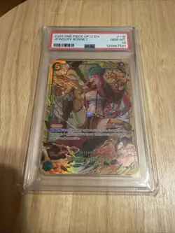 One Piece 2025 Op 12 English Jewelry Bonney Graded Psa 10 - Image 1