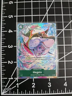 Megalo EB04-018 R Alt Art One Piece TCG The Azure Sea's Seven NM/M - Image 1