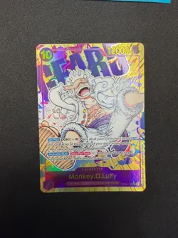 One Piece Monkey D Luffy SEC Alt Art OP05-119 Awakening New Era NM - B - Image 1