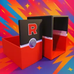 Team Rocket Graded Card Storage Box for ACE PSA BGS Pokemon Graded Card slabs - Image 3