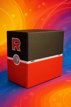 Team Rocket Graded Card Storage Box for ACE PSA BGS Pokemon Graded Card slabs - Image 5