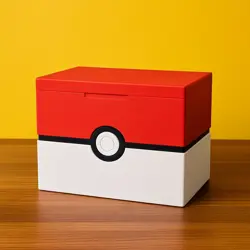 Pokemon TCG Graded Card Case for PSA Slabs 20 slots Pokeball Theme - Image 1