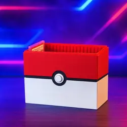 Pokemon TCG Graded Card Case for PSA Slabs 20 slots Pokeball Theme - Image 2