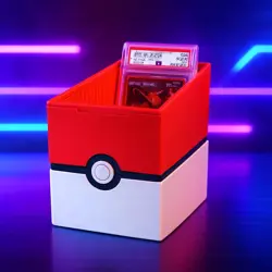 Pokemon TCG Graded Card Case for PSA Slabs 20 slots Pokeball Theme - Image 4