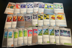 Pokemon TGC Trainer Cards bulk 29 cards - Image 1