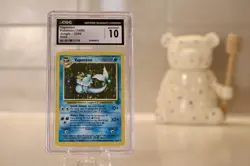 CGC 10 GEM MINT Vaporeon 1999 Jungle 12/64 Holo Pokemon Card - Image 3