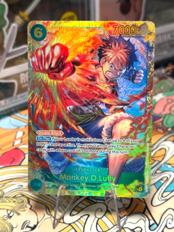 2023 One Piece Card Game Monkey.D.Luffy SEC Alt Art OP13-118 - Image 1