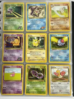 Pokemon Card Collection VTG Binder Holo Rare 1st E-Reader WoTC Azumarill Kabuto - Image 3