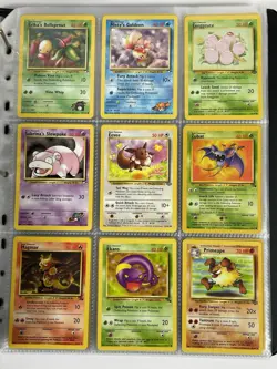 Pokemon Card Collection VTG Binder Holo Rare 1st E-Reader WoTC Azumarill Kabuto - Image 5