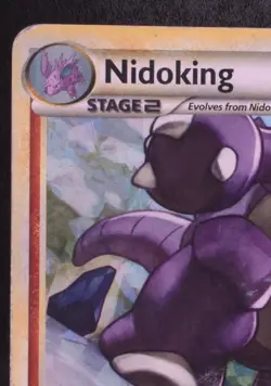 Nidoking 6/102 - Pokemon Triumphant Rare Holo Card Cracked Ice - Image 4