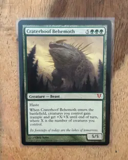 Magic: the Gathering Craterhoof Behemoth Avacyn Restored Regular, NM - Image 1