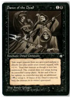 MTG Dance of the Dead - Ice Age Heavily Played English - Image 1