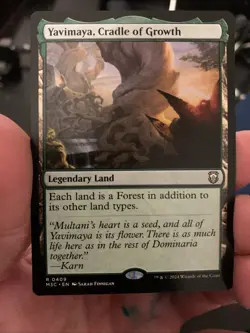 MTG ~ Yavimaya, Cradle of Growth ~ Modern Horizons 3 Commander ~ NM ~ Rare MH3 - Image 1