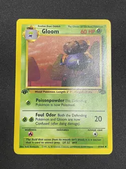 Pokemon Gloom 37/64 Jungle 1st Edition Uncommon Regular 1999 LP - Image 2
