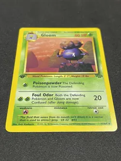 Pokemon Gloom 37/64 Jungle 1st Edition Uncommon Regular 1999 LP - Image 3