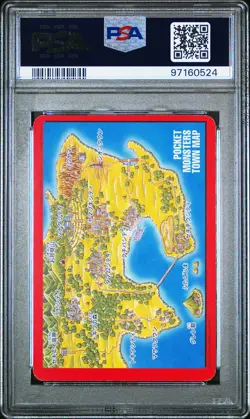 1996 POKEMON JPN BANDAI CARDDASS VENDING #156 BLASTOISE TRAINER PSA 6 - Image 2