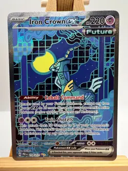 Pokemon Prismatic Evolutions - 158/131 Iron Crown ex - SIR - NM/M - Image 1