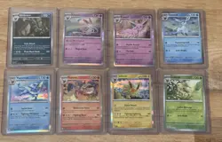 Pokemon SV Prismatic Evolutions Eeveelutions Complete Holo Rare Set Mint - Image 1