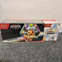 New Pokemon TCG Prismatic Evolutions Surprise Box Booster Bundle 2-Pack Eevee - Image 1