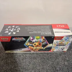 New Pokemon TCG Prismatic Evolutions Surprise Box Booster Bundle 2-Pack Eevee - Image 2