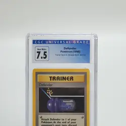 Rare 1999 Pokemon Trainer Deck A Brock's Deck - DEFENDER 80/102 CGC 7.5 - Image 4