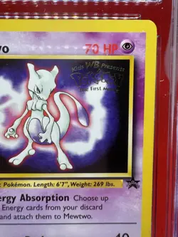CGC MINT 9 Mewtwo 1999 Black Star Promos 3 Pokemon TCG Mewtwo Strikes Back - Image 3