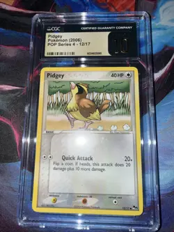 Pokemon TCG 2006 Pidgey POP Series 4 12 CGC 10 Pristine - Image 4