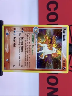 Rapidash 13/112 FireRed & LeafGreen Holo Rare Swirl Pokemon TCG 2004 NM - Image 4