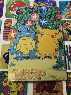 Pokemon Charizard Vintage Pocket Monsters Vending HOLO Prism Sticker 99 Nintendo - Image 3