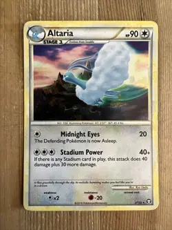 Altaria Pokemon TCG HS Triumphant 2/102 Holo Rare MP - Image 1