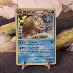 Mamoswine 5/102 HGSS Triumphant - Cracked Ice Shattered HOLO Pokemon - LP/MP - Image 1