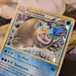 Mamoswine 5/102 HGSS Triumphant - Cracked Ice Shattered HOLO Pokemon - LP/MP - Image 3