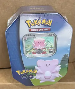 Pokemon TCG Pokemon Go Blissey Tin - 2022 Brand New Factory Sealed Blissey Promo - Image 1