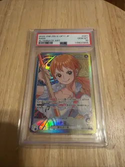 2025 One Piece OP11 Nami #041 Alternate Art PSA 10 GEM MINT Japanese - Image 1