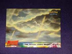Topps Pokemon Mewtwo strikes back Movie " the future looks bright " Mew Card - Image 1
