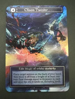 Chaos Twister Beta FOIL Sorcery Contested Realm Card NM/MT Condition - Image 1