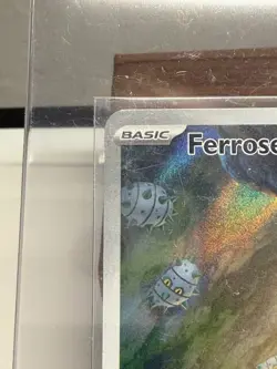 Ferroseed 148/086 SV11W: White Flare Full Art Ultra Rare Holo Pokemon Card NM - Image 4