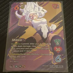 Mirko Hero Card 48/180 My Hero Academia The Card Game Collectible Single - Image 1