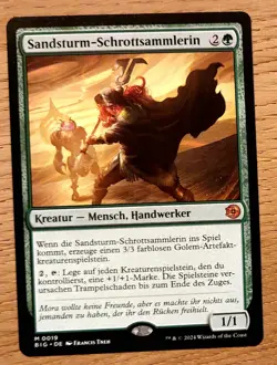 Mtg Magic: Sandsturm-Schrottsammlerin, Sandstorm Salvager, DEUTSCH Mythic - Image 1