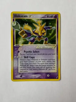 Alakazam Goldstar 99/100 Pokemon Crystal Guardians Holo - Image 2