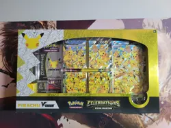 Pokemon Celebrations Pikachu V Union Collection Box Brand New Sealed - Image 1