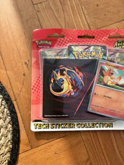 Pokemon Mega Evolution Ascended Heroes Tech Sticker Collection Charmander 🔥🚚 - Image 4