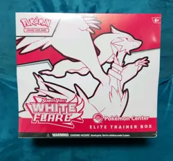 Pokemon Center Exclusive White Flare ETB Elite Trainer Box TCG New Sealed - Image 1
