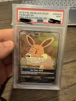 Eevee GX SM233 Pokemon TCG Sun & Moon Promos PSA 9 MINT - Image 1