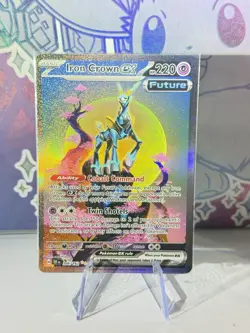 Iron Crown ex 206/162 Full Art Holo Pokemon SV05: Temporal Forces ENG Near Mint - Image 1