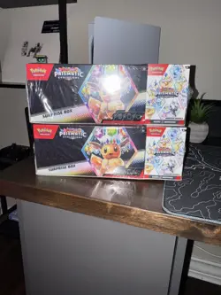 (2) Pokemon Sam's Club Prismatic Evolutions Surprise Box + Booster Bundle Lot ✅✅ - Image 2